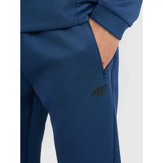 4F treningowe spodnie męskie z wykończeniem szybkoschnącym 4FWAW25TFTRM0936, Kolor: niebieski, Rozmiar: L, 4 zdjęcie