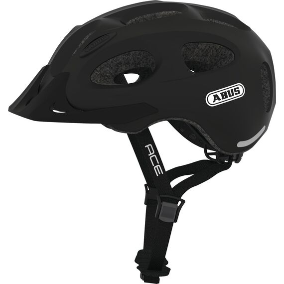 ABUS kask rowerowy YOUN-I ACE czarny mat, Kolor: czarny, Rozmiar: M