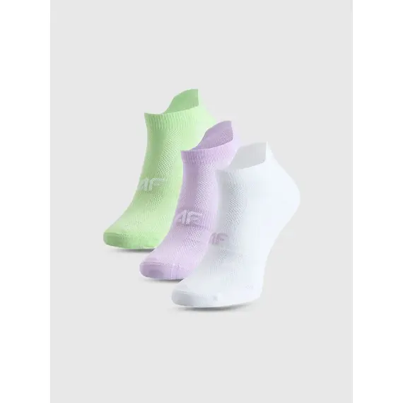 4F skarpetki damskie bawełniane stopki 3 pak 4FWMM00UFSOF244 zielone, Kolor: zielony, Rozmiar: 39-42
