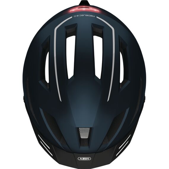 ABUS kask rowerowy PEDELEC 2.0 niebieski, Kolor: niebieski, Rozmiar: M, 4 zdjęcie