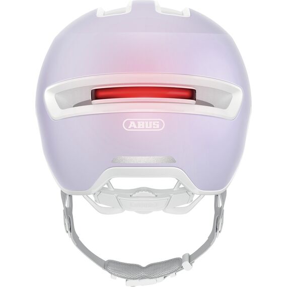 ABUS kask rowerowy dla kobiet z oświetleniem LED HUD-Y pure fioletowy, Kolor: fioletowy, Rozmiar: S, 3 zdjęcie