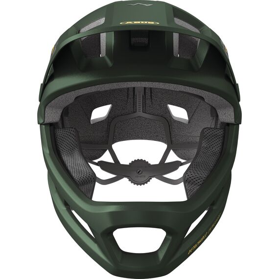 ABUS kask rowerowy młodzieżowy full-face YouDrop FF Moss Green zielony, Kolor: zielony, Rozmiar: S, 2 zdjęcie