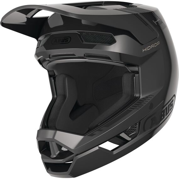 ABUS kask rowerowy full-face HiDrop shiny czarny, Kolor: czarny, Rozmiar: M, 3 zdjęcie