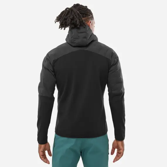 MILLET kurtka trekkingowa męska M WHITE HYBRID HOODIE M czarna, Kolor: czarny, Rozmiar: L, 3 zdjęcie