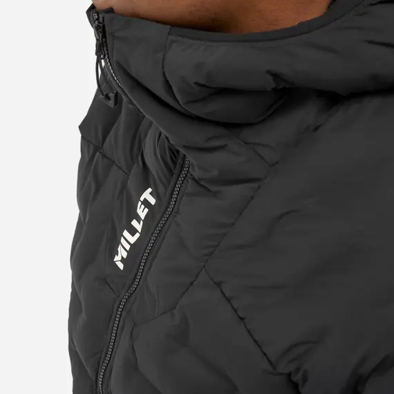 MILLET kurtka trekkingowa męska M WHITE HYBRID HOODIE M czarna, Kolor: czarny, Rozmiar: XL, 5 zdjęcie