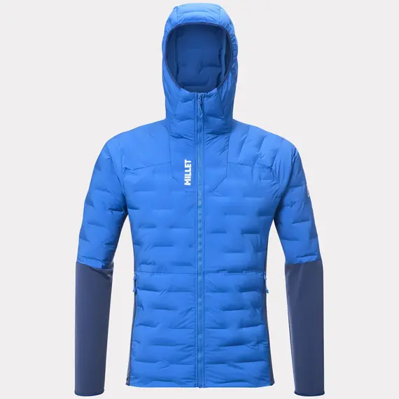 MILLET kurtka trekkingowa męska M WHITE HYBRID HOODIE M niebieska, Kolor: niebieski, Rozmiar: L