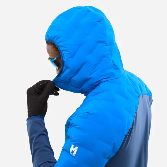 MILLET kurtka trekkingowa męska M WHITE HYBRID HOODIE M niebieska, Kolor: niebieski, Rozmiar: M, 7 zdjęcie