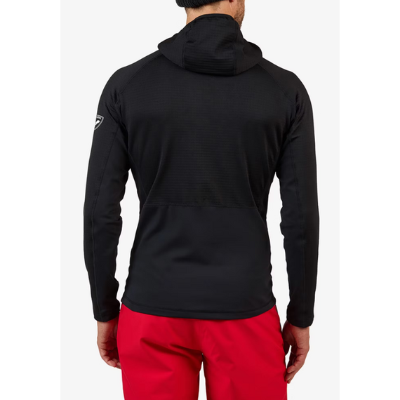 ROSSIGNOL BLUZA NARCIARSKA MĘSKA BLACKSIDE MIX FZH FLEECE czarny, Kolor: czarny, Rozmiar: M, 2 zdjęcie