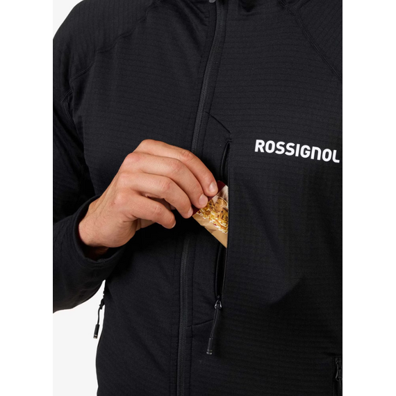ROSSIGNOL BLUZA NARCIARSKA MĘSKA BLACKSIDE MIX FZH FLEECE czarny, Kolor: czarny, Rozmiar: M, 5 zdjęcie