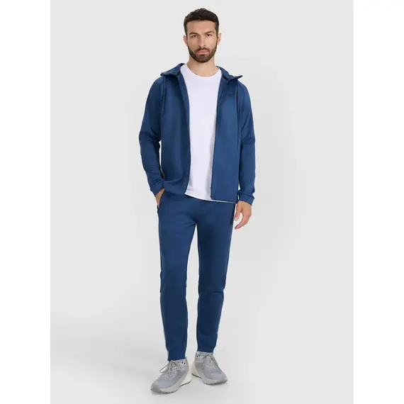 4F treningowe spodnie męskie z wykończeniem szybkoschnącym 4FWAW25TFTRM0936, Kolor: niebieski, Rozmiar: XXL, 9 zdjęcie