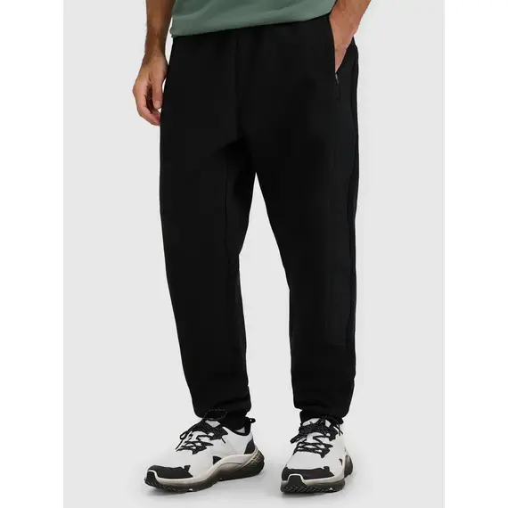 4F spodnie typu jogger z tkaninowymi wstawkami 4FWAW25TTROM1252, Kolor: czarny, Rozmiar: XXL, 8 zdjęcie