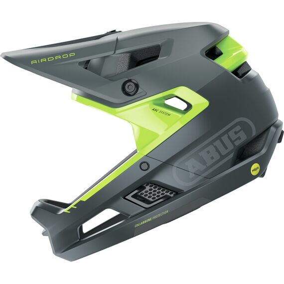 ABUS kask rowerowy AIRDROP MIPS szaro-zielony, Kolor: szary, Rozmiar: L/Xl