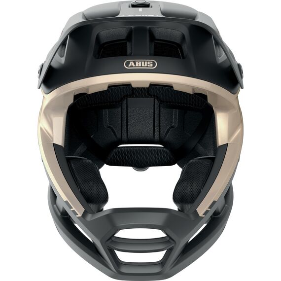 ABUS kask rowerowy AIRDROP MIPS czarno-złoty, Kolor: złoty, Rozmiar: L/Xl, 2 zdjęcie