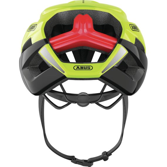 ABUS kask rowerowy STORMCHASER neon żółty, Kolor: żółty, Rozmiar: L, 2 zdjęcie