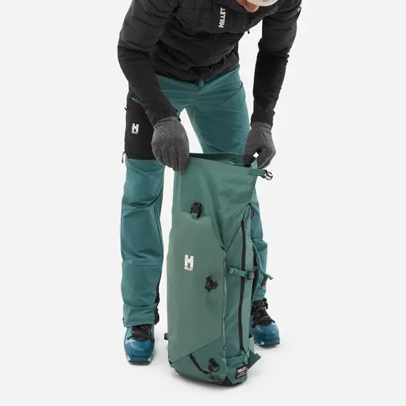 MILLET plecak trekkingowy M WHITE 22 zielony, 8 zdjęcie
