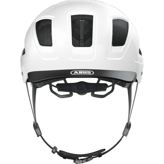 ABUS kask rowerowy HYBAN 2.0 biały, Kolor: biały, Rozmiar: XL, 3 zdjęcie