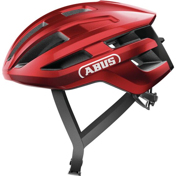 ABUS kask rowerowy POWERDOME blaze, Kolor: czerwony, Rozmiar: L