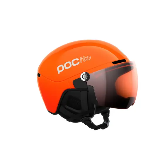 POC kask narciarski POCito Obex Visor pomarańczowy, Kolor: pomarańczowy, Rozmiar: XXS, 5 zdjęcie