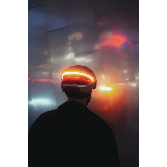 ABUS kask rowerowy z migaczami HYP-E ACE volcano, 5 zdjęcie