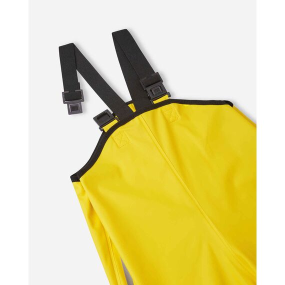 REIMA dziecięce spodnie przeciwdeszczowe Lammikko żółte, Kolor: żółty, Rozmiar: 74, 4 zdjęcie