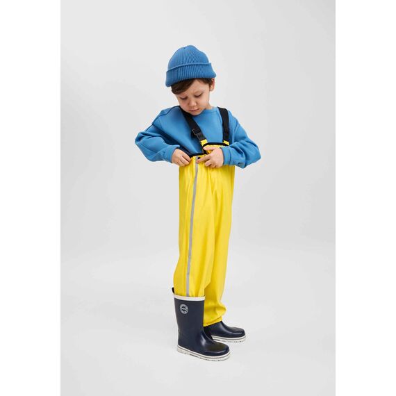 REIMA dziecięce spodnie przeciwdeszczowe Lammikko żółte, Kolor: żółty, Rozmiar: 80, 6 zdjęcie
