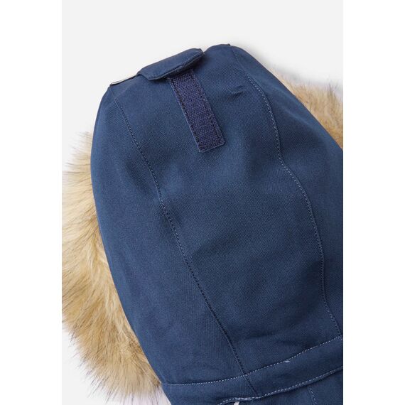 REIMA kombinezon dla dziecka zimowy Trondheim granatowy, Kolor: granatowy, Rozmiar: 134, 3 zdjęcie