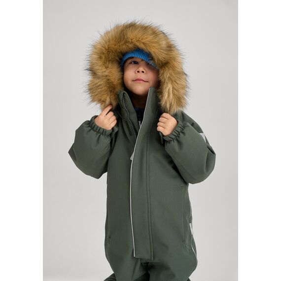 REIMA kombinezon dla dziecka zimowy Trondheim zielony, Kolor: zielony, Rozmiar: 104, 9 zdjęcie