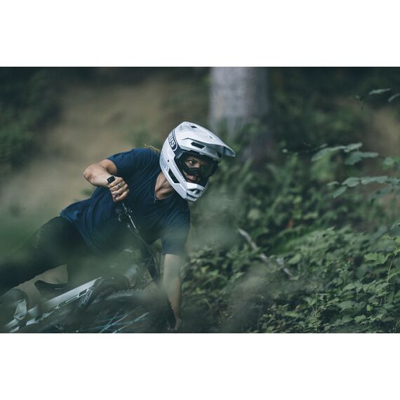 ABUS kask rowerowy full-face HiDrop midnight niebieski, Kolor: niebieski, Rozmiar: L, 5 zdjęcie