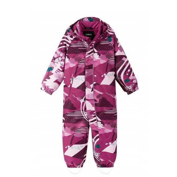 REIMA kombinezon dla dziecka zimowy wodoodporny Puhuri czerwony, Kolor: czerwony, Rozmiar: 98, 2 zdjęcie