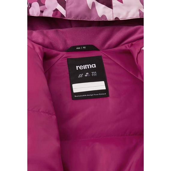 REIMA kombinezon dla dziecka zimowy wodoodporny Puhuri czerwony, Kolor: czerwony, Rozmiar: 80, 4 zdjęcie