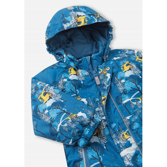 REIMA kombinezon dla dziecka zimowy Puhuri granatowy, Kolor: granatowy, Rozmiar: 80, 4 zdjęcie