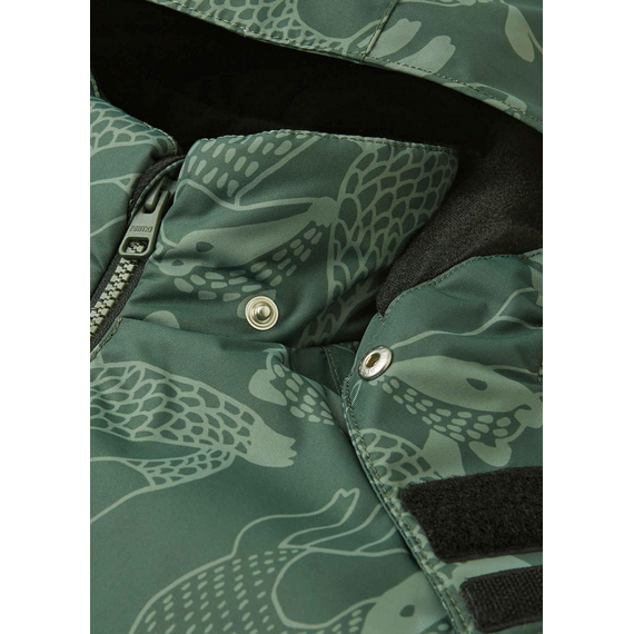 REIMA kombinezon dla dziecka zimowy Snowstorm zielony, Kolor: zielony, Rozmiar: 128, 3 zdjęcie