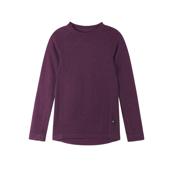 REIMA odzież termiczna dla dzieci komplet z merino Taitoa fioletowa, Kolor: fioletowy, Rozmiar: 100, 2 zdjęcie