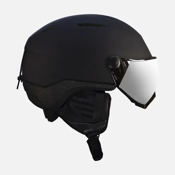 ROSSINGOL kask narciarski FIT VISOR IMPACTS BLACK, Kolor: czarny, Rozmiar: L/Xl, 3 zdjęcie