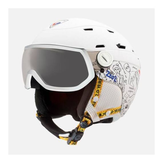 ROSSINGOL kask narciarski ALLSPEED VISOR PHOTO JCC, Kolor: biały, Rozmiar: M