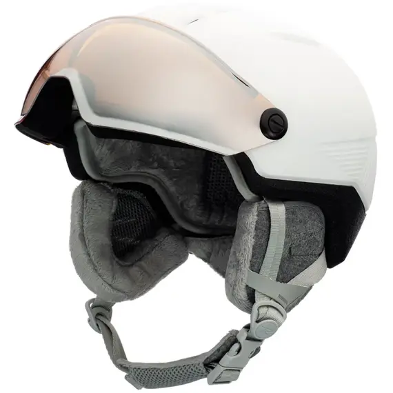 ROSSIGNOL kask narciarski FIT VISOR IMPACTS W WHITE, Kolor: biały, Rozmiar: S/M, 4 zdjęcie