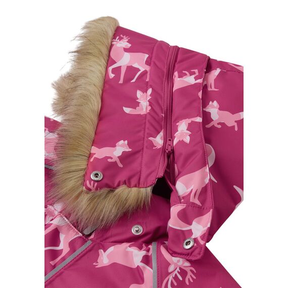 REIMA kombinezon dla dziecka zimowy wodoodporny Lappi różowy, Kolor: różowy, Rozmiar: 80, 6 zdjęcie