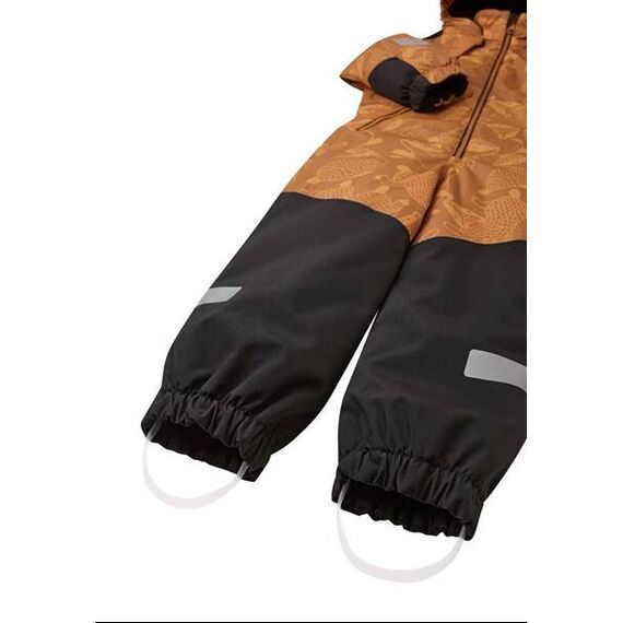 REIMA kombinezon dla dziecka zimowy Snowstorm brązowy, Kolor: brązowy, Rozmiar: 128, 4 zdjęcie