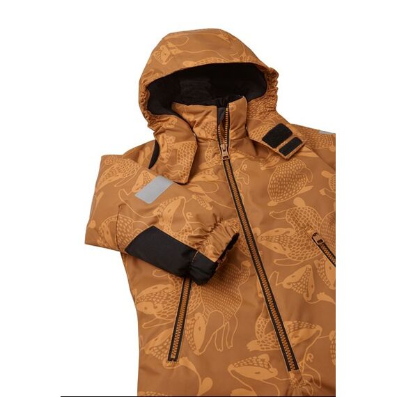 REIMA kombinezon dla dziecka zimowy Snowstorm brązowy, Kolor: brązowy, Rozmiar: 128, 5 zdjęcie