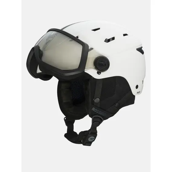 ROSSINGOL kask narciarski ALLSPEED VISOR PHOTO STRATO WH, Kolor: biały, Rozmiar: XL, 3 zdjęcie