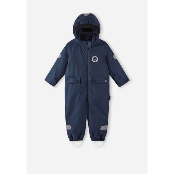 REIMA Wodoodporny ocieplany kombinezon outdoorowy dla dziecka Marte granatowy, Kolor: granatowy, Rozmiar: 80