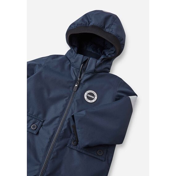 REIMA Wodoodporny ocieplany kombinezon outdoorowy dla dziecka Marte granatowy, Kolor: granatowy, Rozmiar: 80, 3 zdjęcie