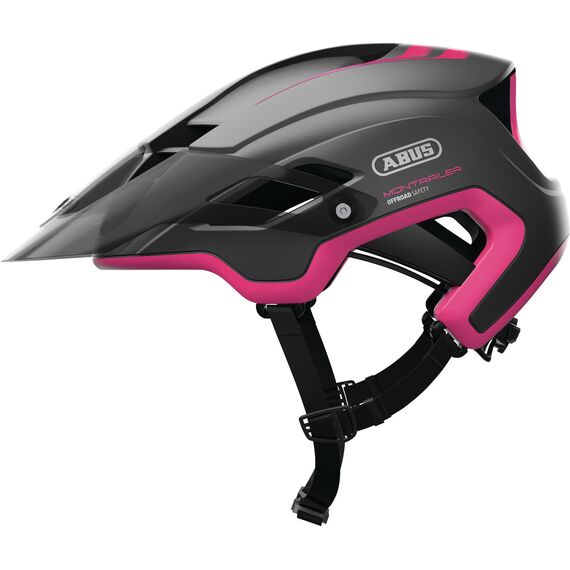ABUS kask rowerowy MONTRAILER fuchsia, Kolor: różowy, Rozmiar: M