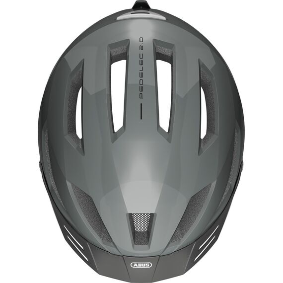 ABUS kask rowerowy miejski PEDELEC 2.0 race szary, Kolor: szary, Rozmiar: L, 4 zdjęcie