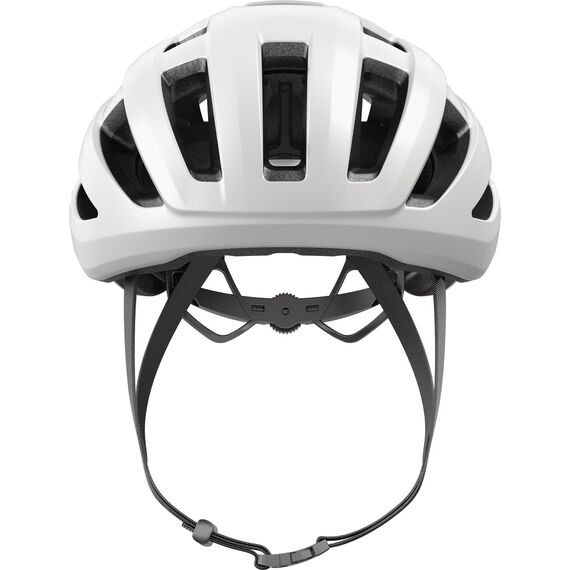 ABUS kask rowerowy POWERDOME polar, Kolor: biały, Rozmiar: M, 4 zdjęcie