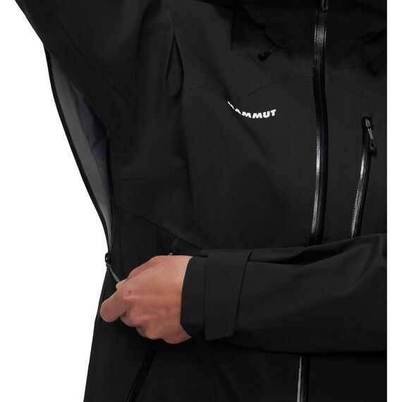 MAMMUT kurtka trekkingowa damska Alto Guide HS czarna, Kolor: czarny, Rozmiar: M, 3 zdjęcie