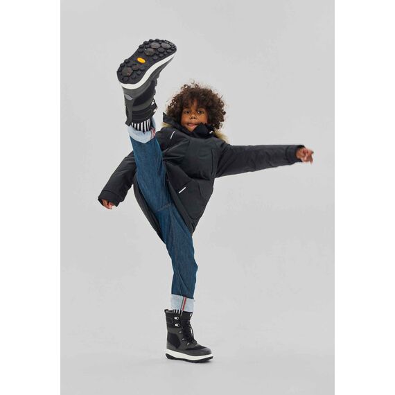 REIMA buty zimowe dziecięce Laplander 2.0 czarne, Kolor: czarny, Rozmiar: 32, 2 zdjęcie