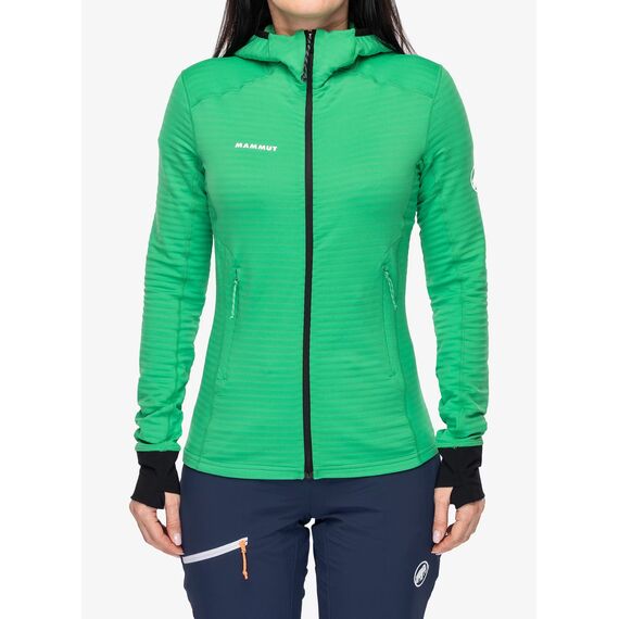 MAMMUT bluza trekkingowa damska Light ML zielona, Kolor: zielony, Rozmiar: S