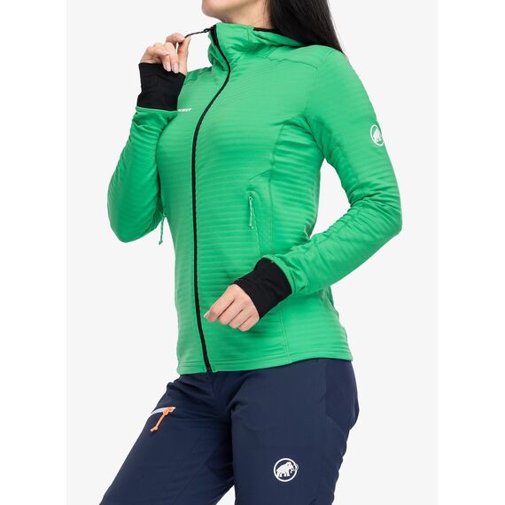 MAMMUT bluza trekkingowa damska Light ML zielona, Kolor: zielony, Rozmiar: L, 4 zdjęcie