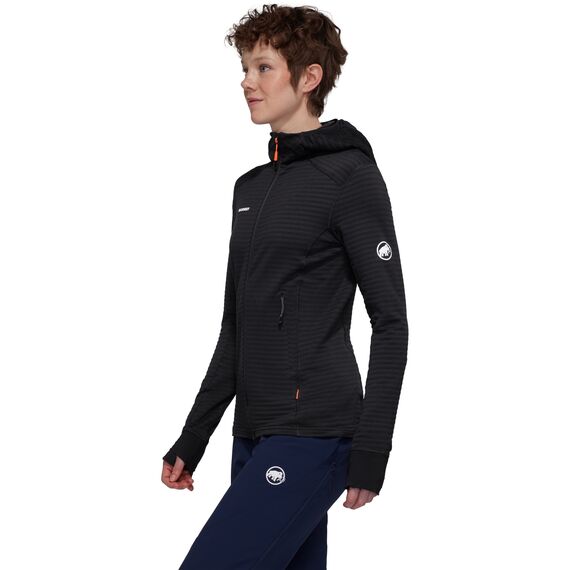 MAMMUT bluza trekkingowa damska Taiss Light ML czarna, Kolor: czarny, Rozmiar: L, 2 zdjęcie